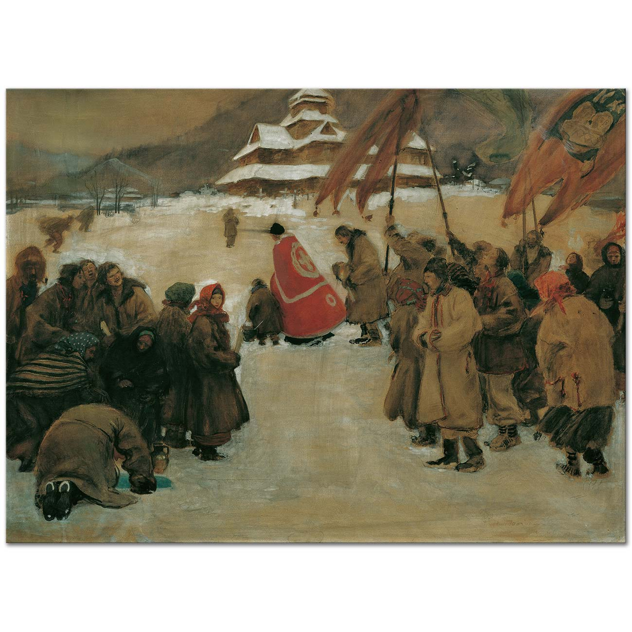 Teodor Axentowicz Jordanfest Art Print