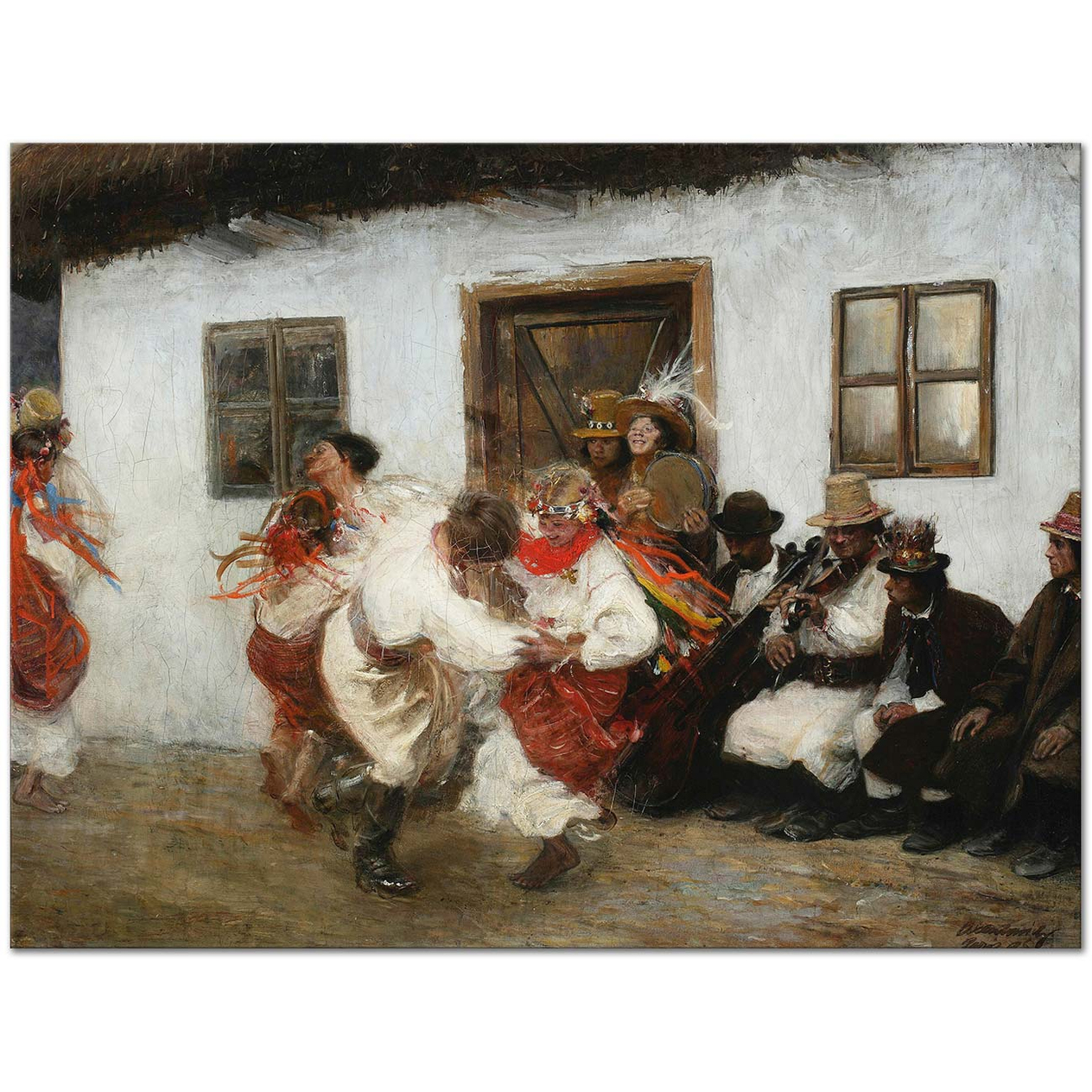 Teodor Axentowicz Ukrainian Folk Dance Art Print