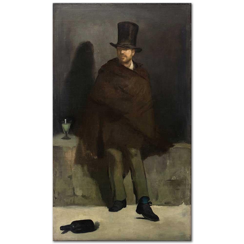 The Absinthe Drinker by Edouard Manet as Art Print