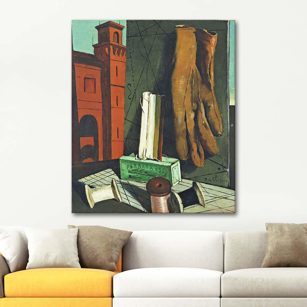 Giorgio de Chirico Genç Kızın Oyuncakları Kanvas Tablo