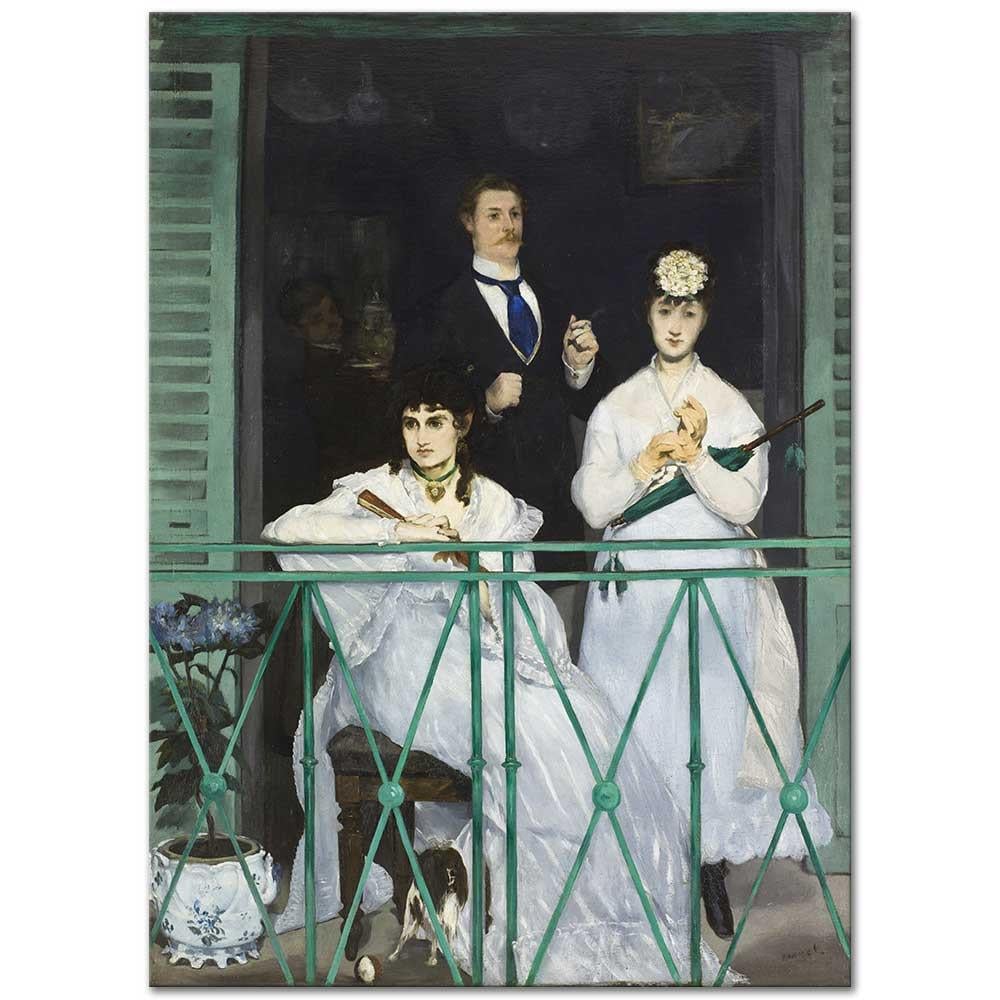 Edouard Manet Balkon Kanvas Tablo