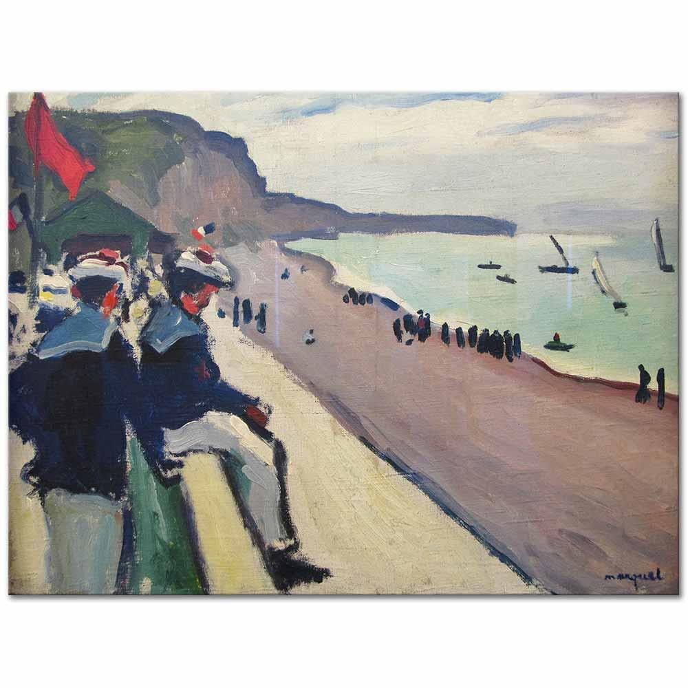 Albert Marquet Fecamp Plajı Kanvas Tablo