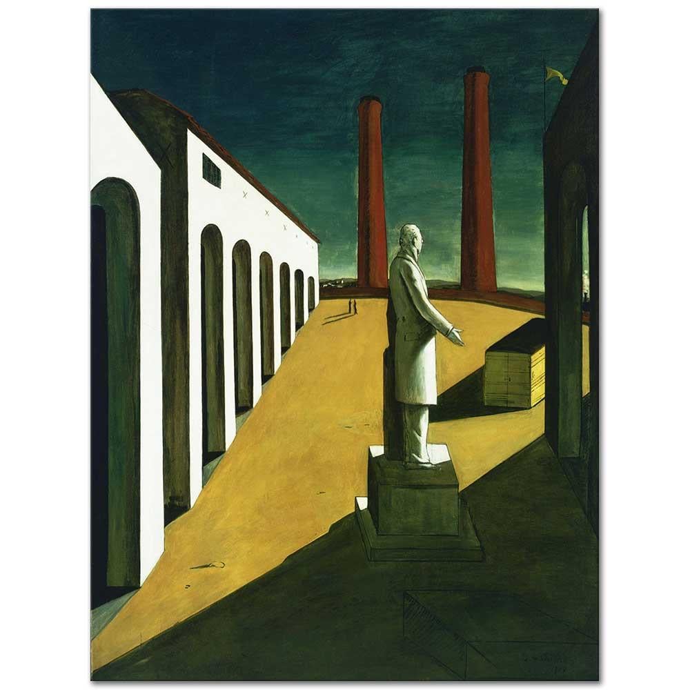 The Enigma of a Day Paris by Giorgio de Chirico as Art Print