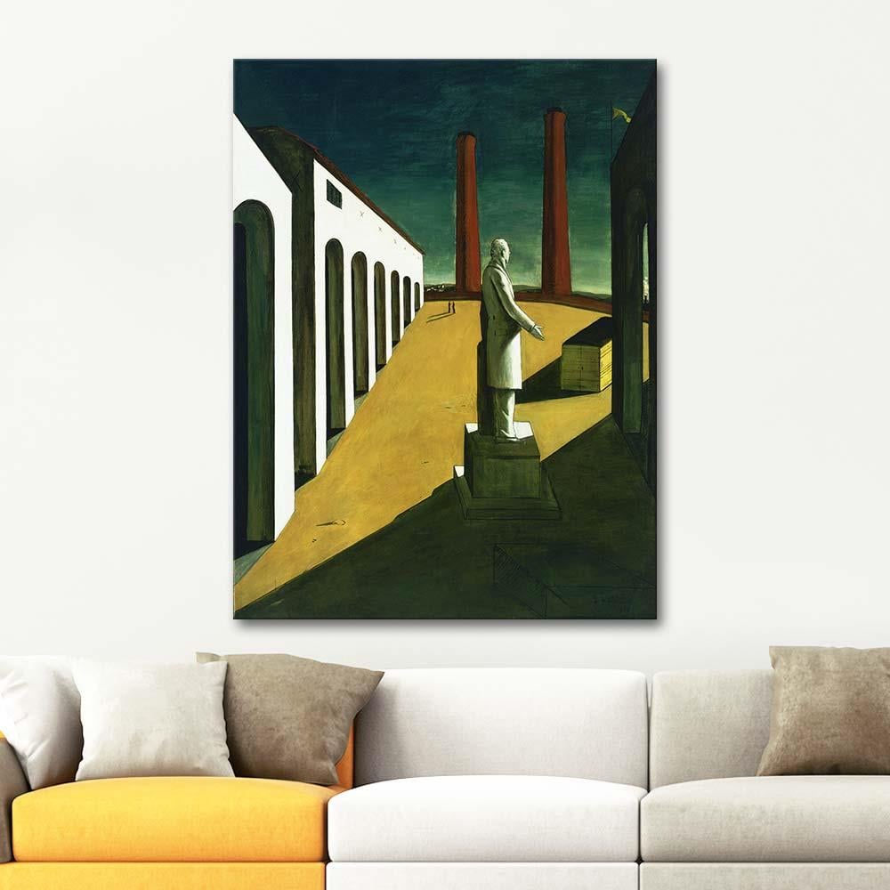 The Enigma of a Day Paris by Giorgio de Chirico as Art Print