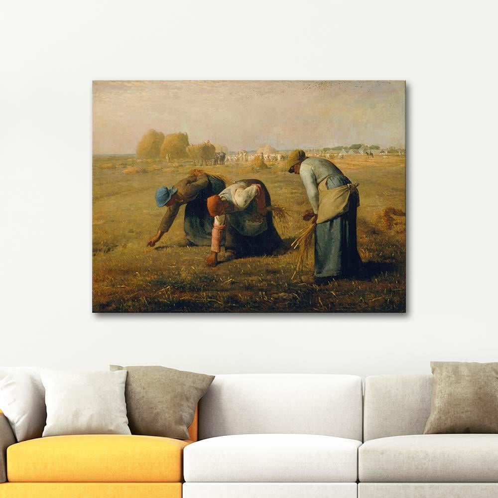 Jean François Millet Başak Toplayan Kadınlar Kanvas Tablo