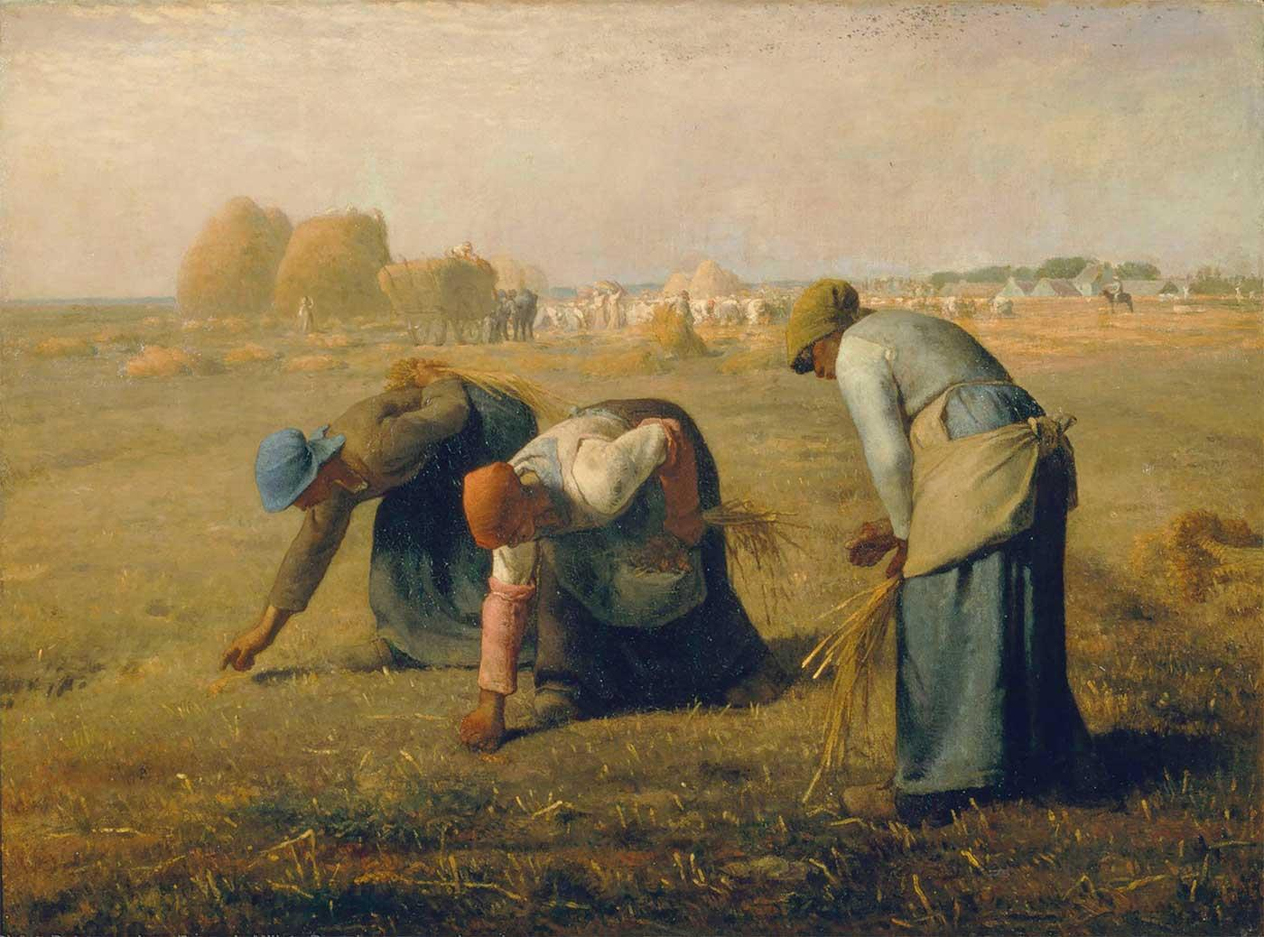 Jean François Millet Başak Toplayan Kadınlar Kanvas Tablo