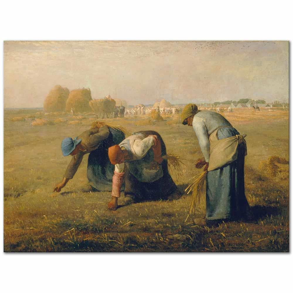 Jean François Millet Başak Toplayan Kadınlar Kanvas Tablo