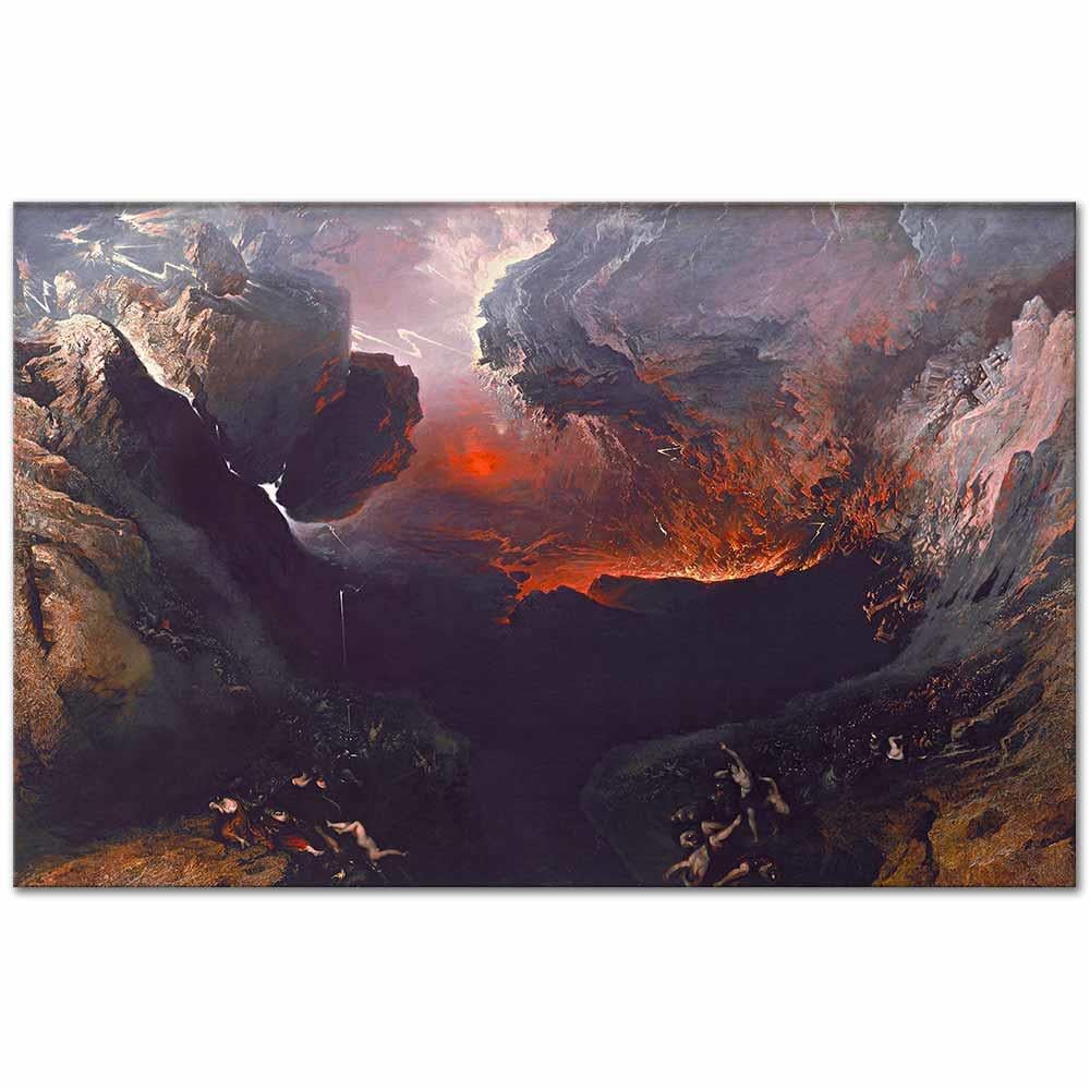 The Great Day of his Wrath by John Martin as Art Print