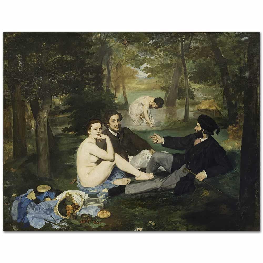 Edouard Manet Kahvaltı Kanvas Tablo