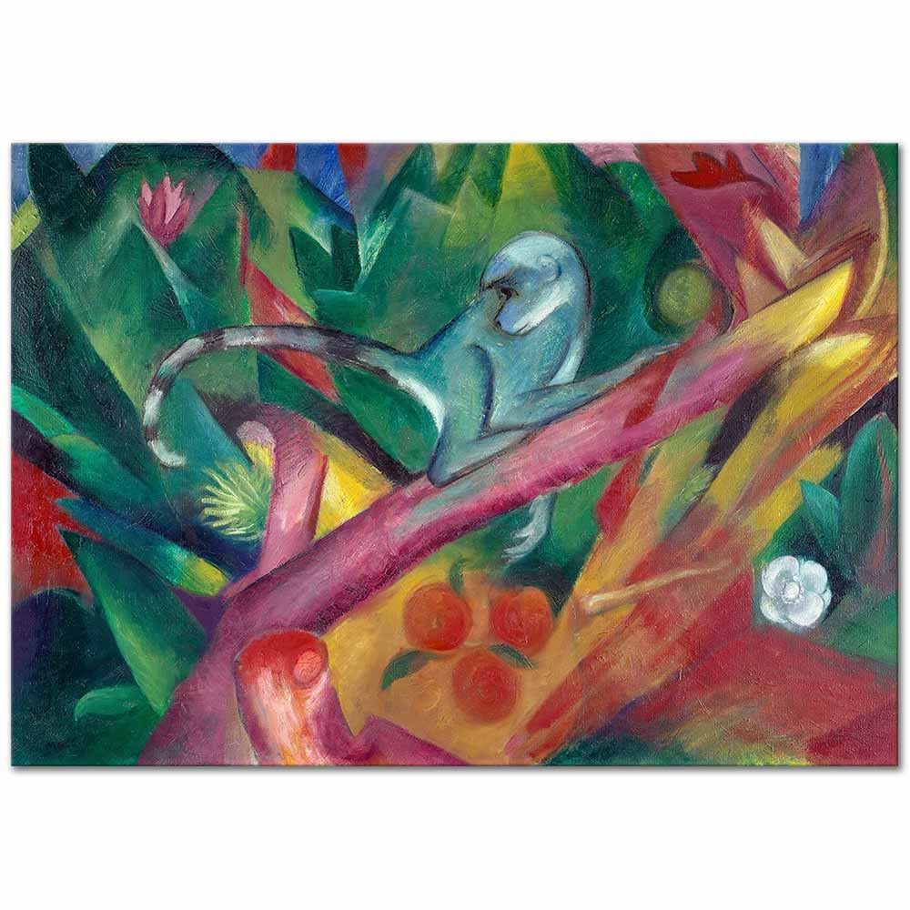Franz Marc Maymun Kanvas Tablo