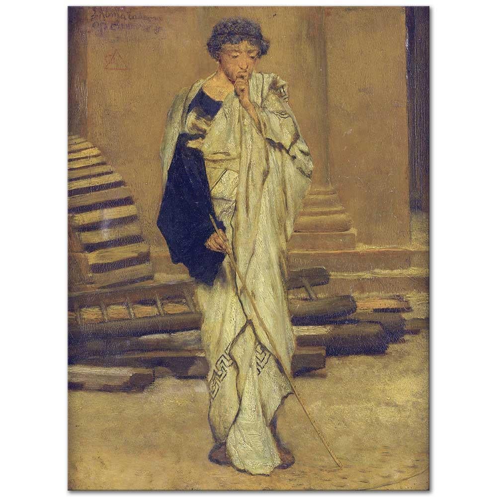 The Roman Architect by Sir Lawrence Alma-Tadema as Art Print