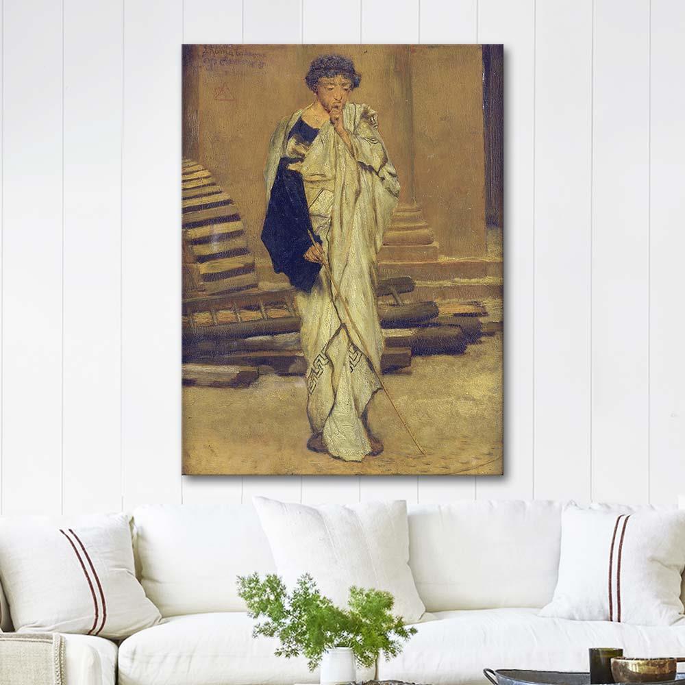The Roman Architect by Sir Lawrence Alma-Tadema as Art Print