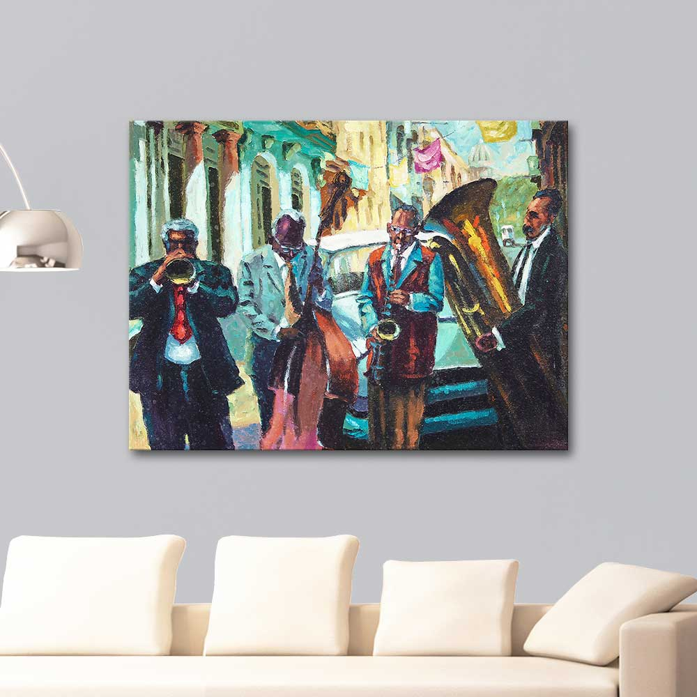 The Street Blues Art Print