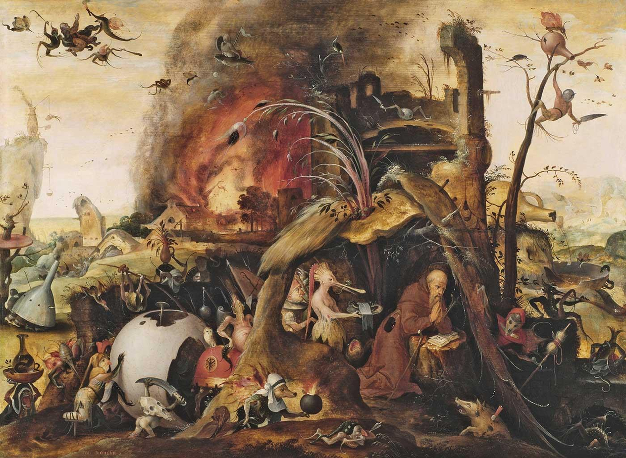 The Temptation of Saint Anthony by Jan Mandijn as Art Print