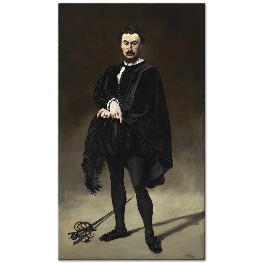 The Tragic Actor by Edouard Manet as Art Print