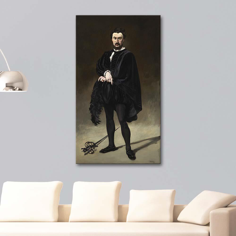 The Tragic Actor by Edouard Manet as Art Print