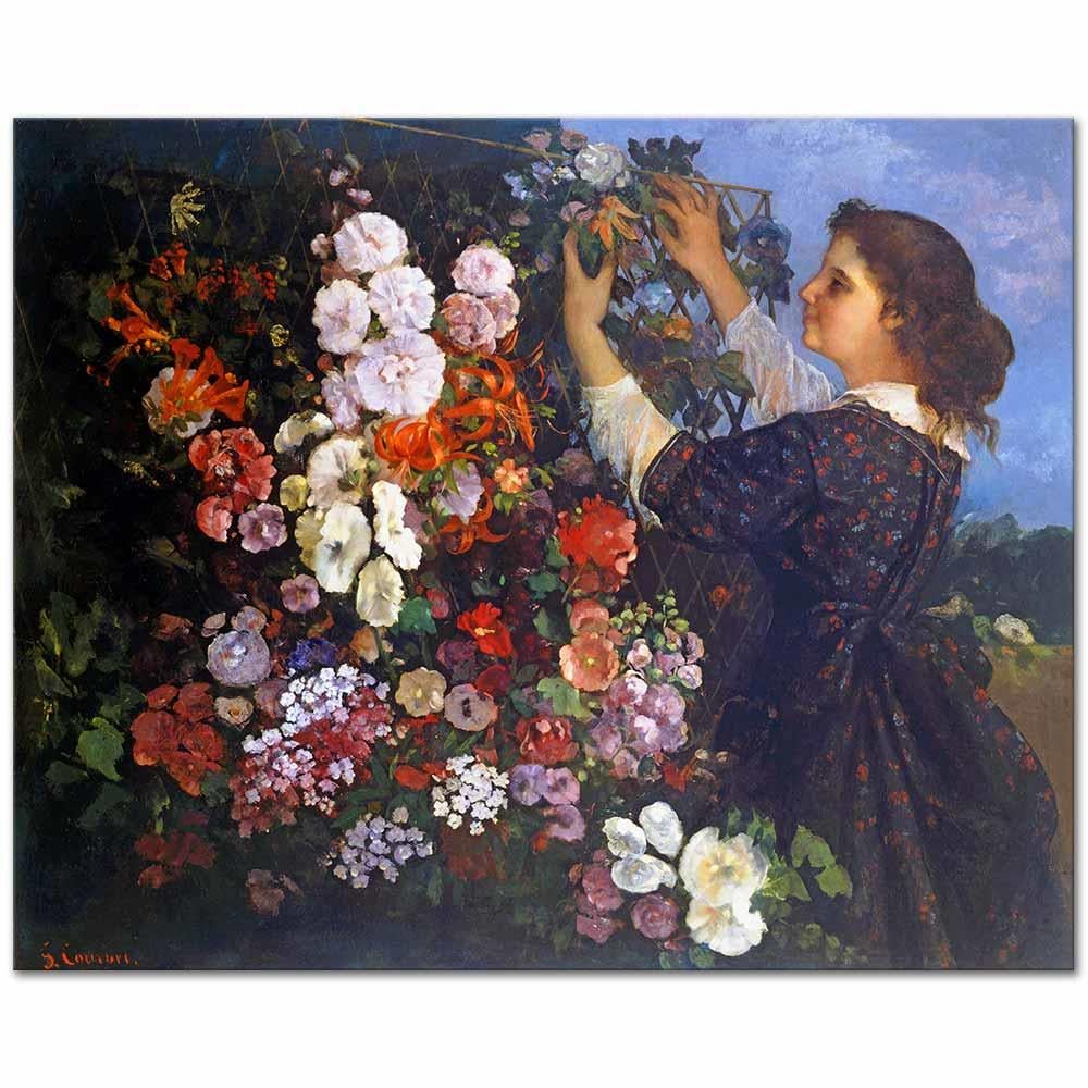 Gustave Courbet Çardak Kanvas Tablo