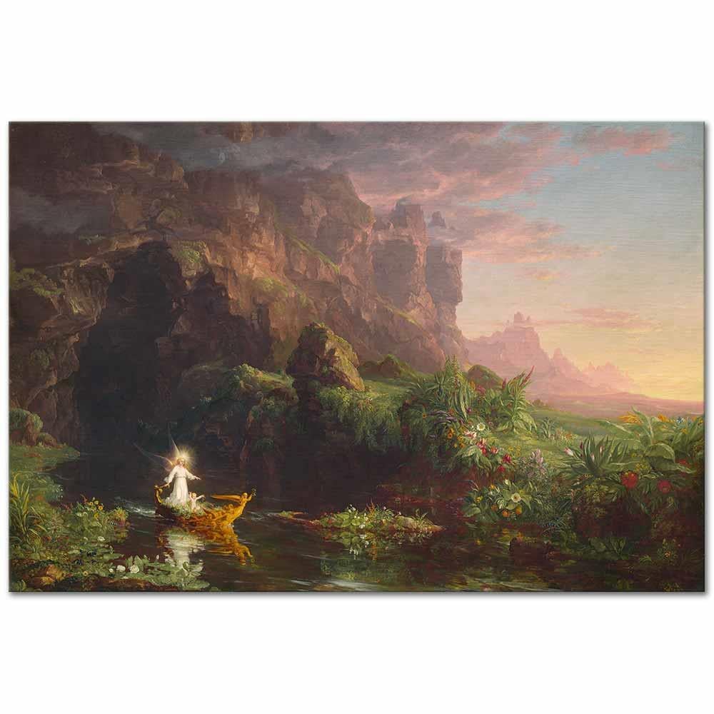 The Voyage of Life Childhood by Thomas Cole as Art Print
