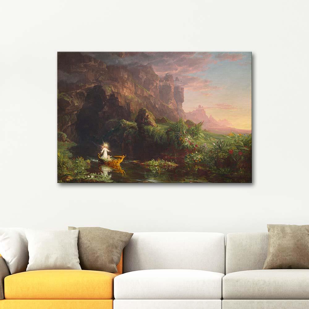 The Voyage of Life Childhood by Thomas Cole as Art Print