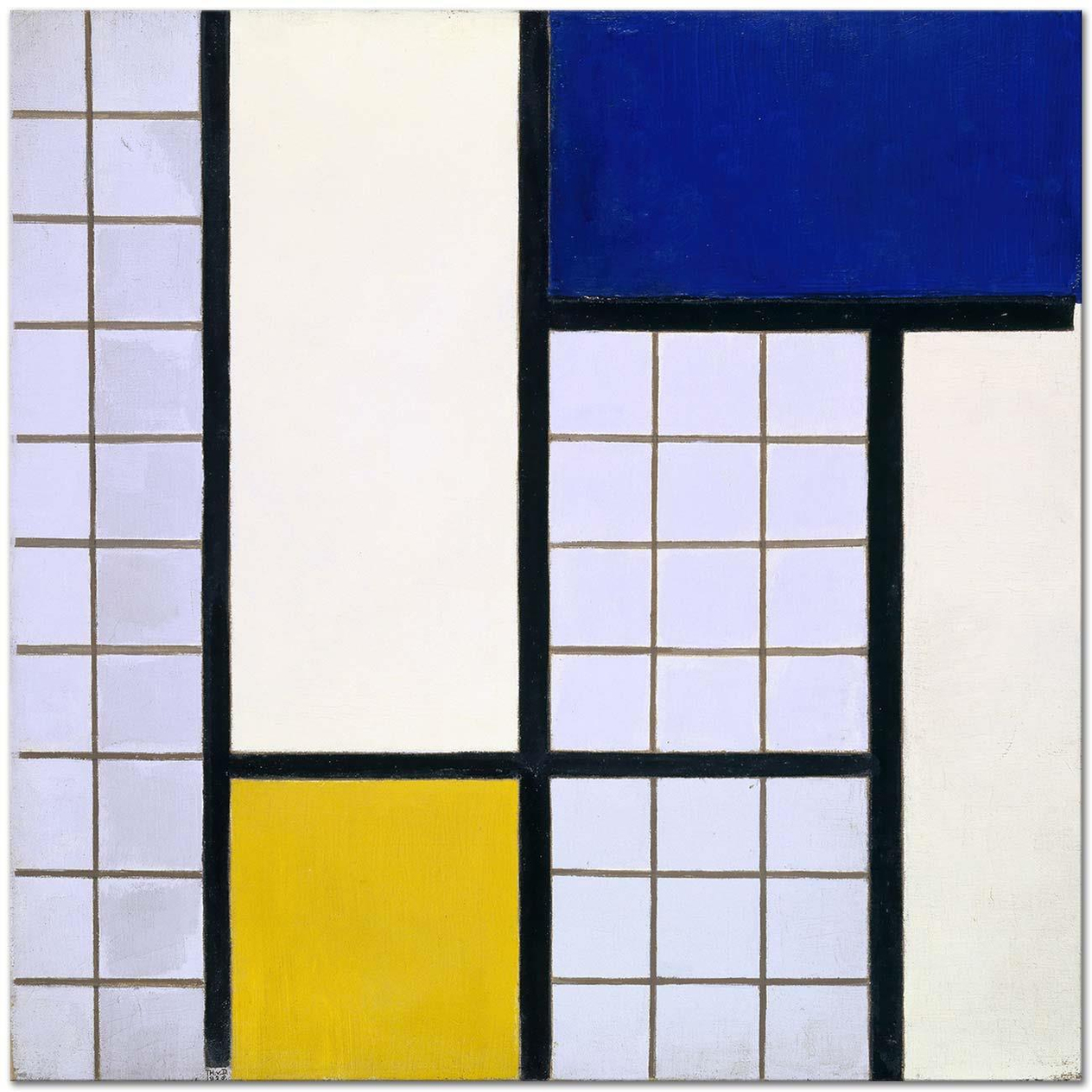 Theo van Doesburg Composition in Half-Tones Art Print