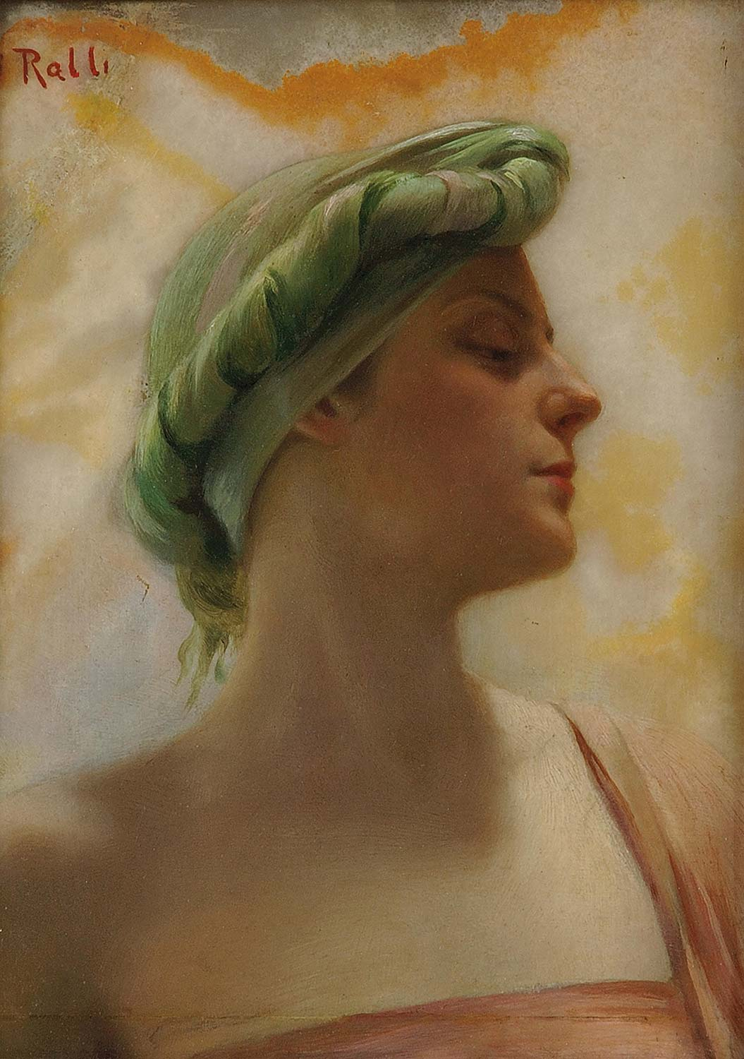 Theodore Ralli An Oriental Beauty Art Print