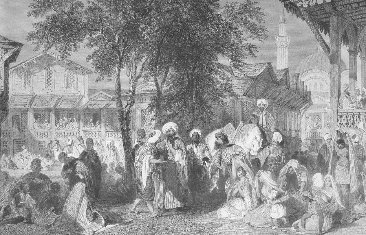 Thomas Allom Nuruosmaniye Kanvas Tablo