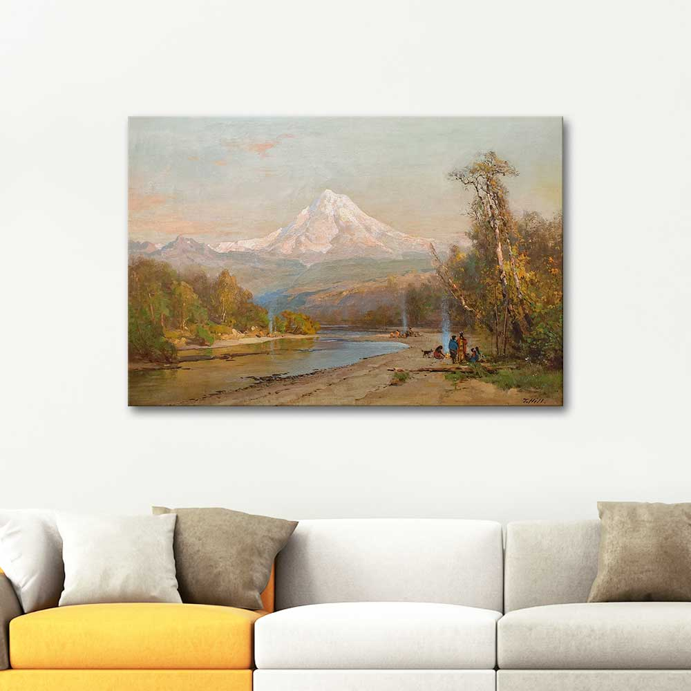 Thomas Hill Indians of the Northwest Art Print