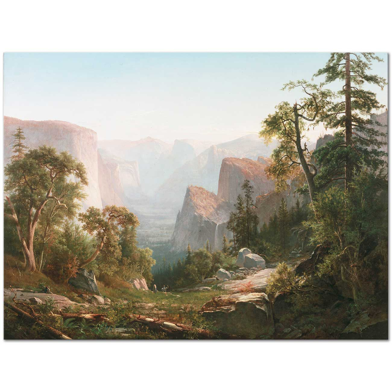 Thomas Hill Yosemite Vadisine Bakış Kanvas Tablo