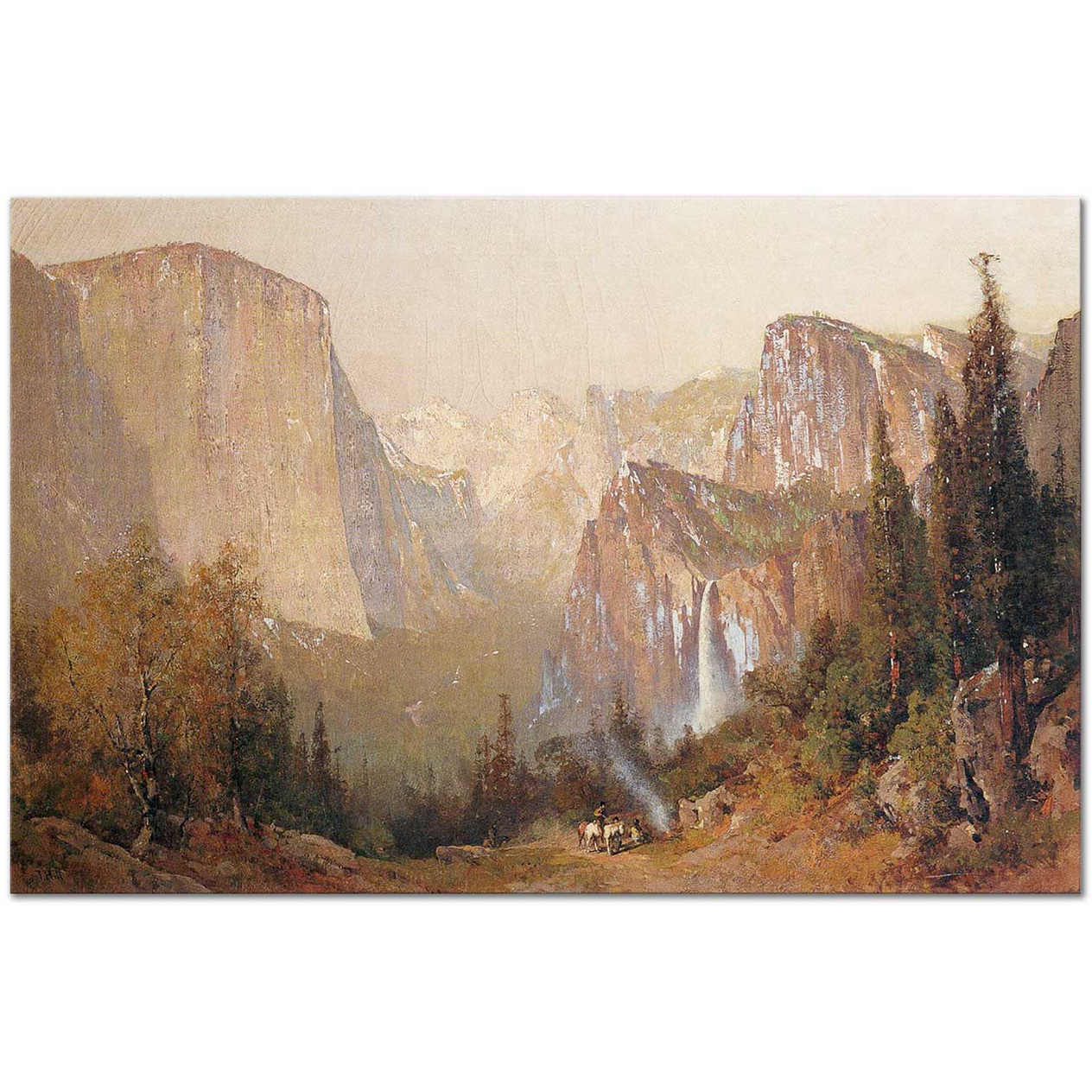 Thomas Hill Yosemite Valley Art Print