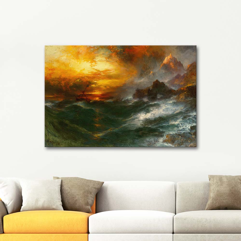 Thomas Moran A Mountain of Loadstone Art Print