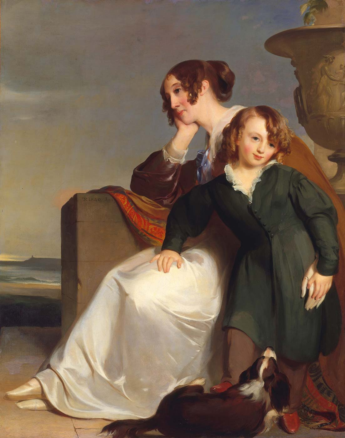 Thomas Sully Mother and Son Art Print