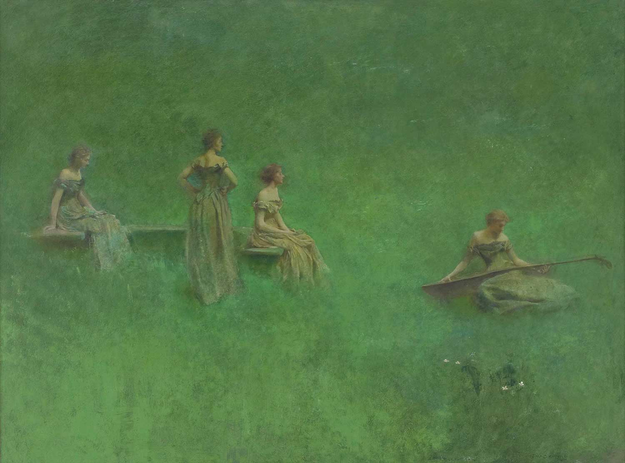 Thomas Wilmer Dewing Ud Kanvas Tablo