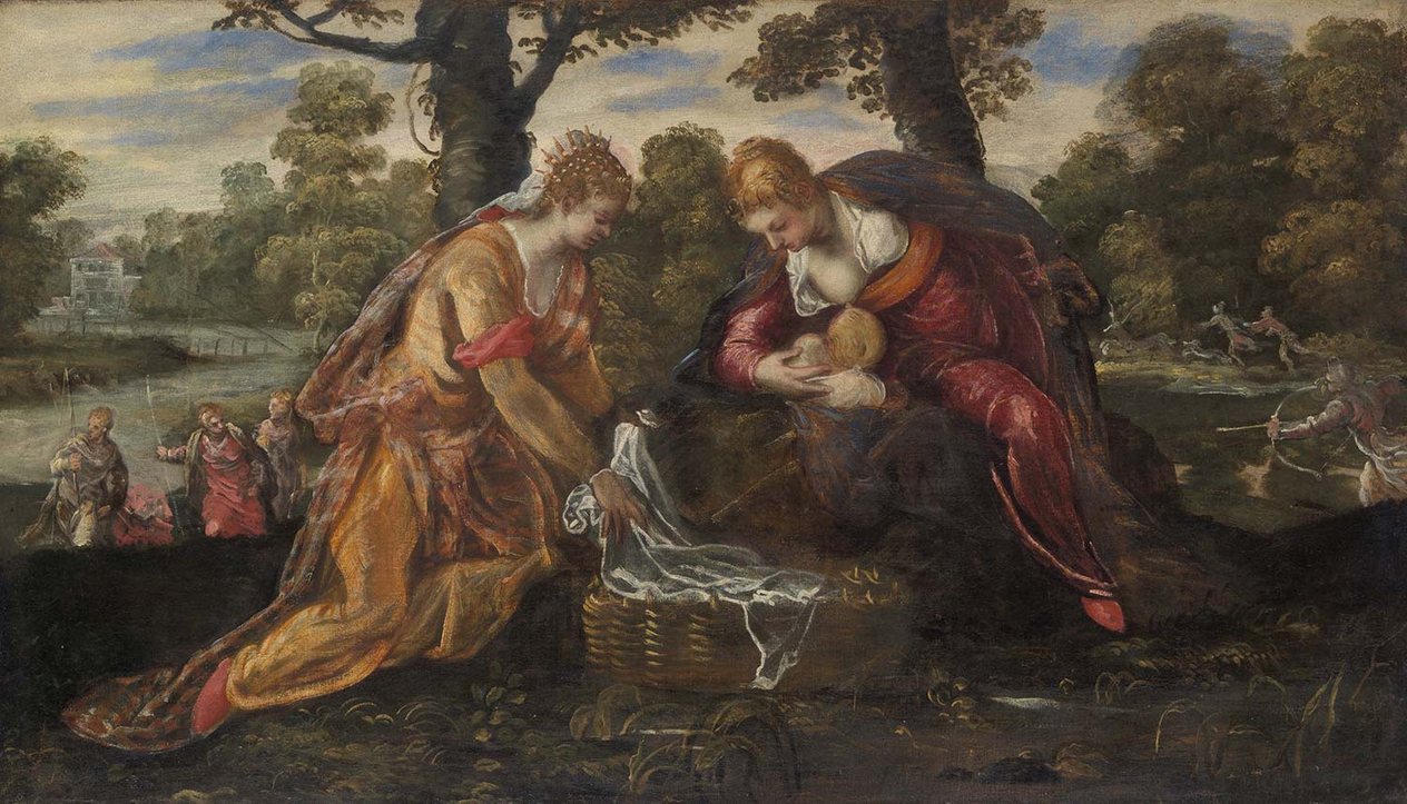 Tintoretto The Finding of Moses Art Print