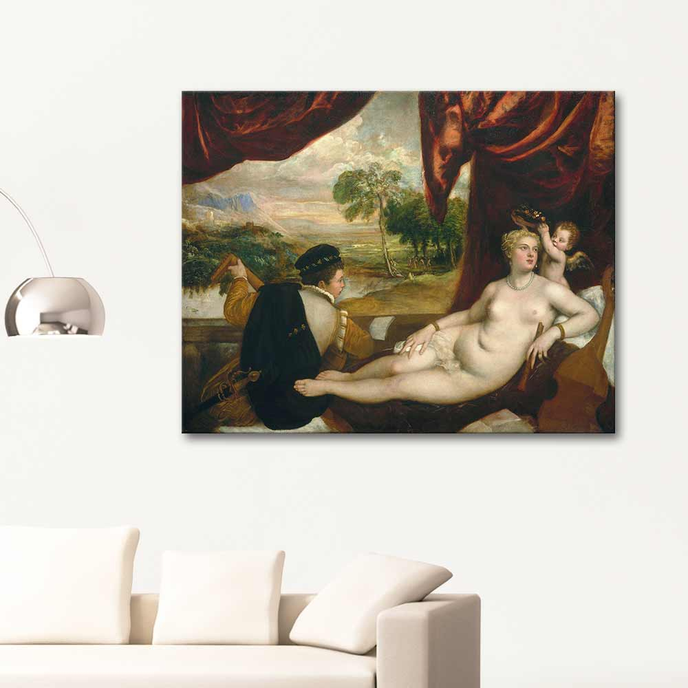 Titian Venus and the Lute Player Art Print