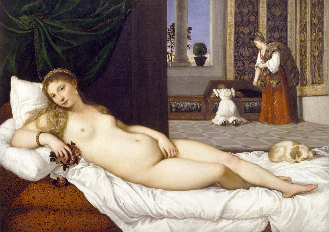 Titian Urbino'lu Venüs Kanvas Tablo