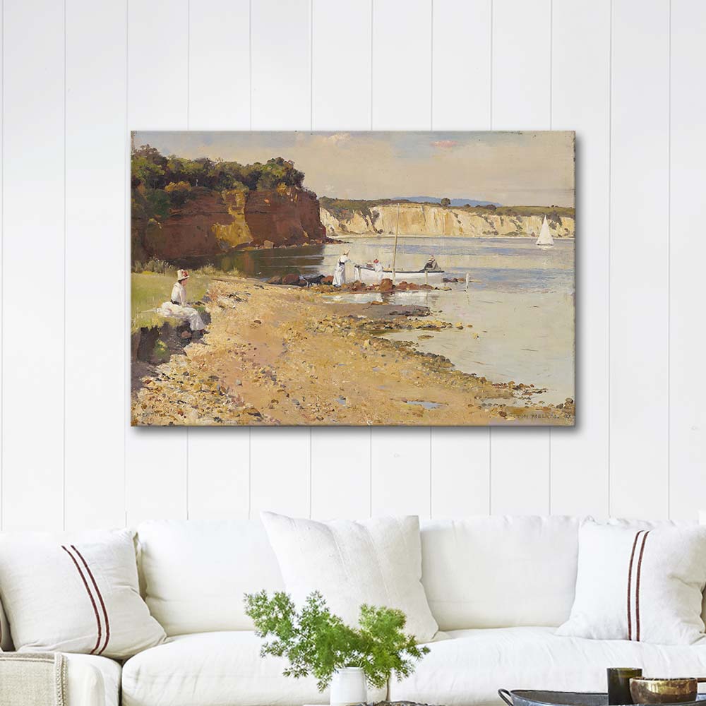 Tom Roberts Slumbering Sea Mentone Art Print
