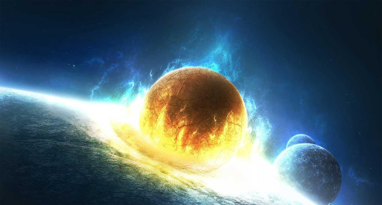Touch of the Planets Art Print
