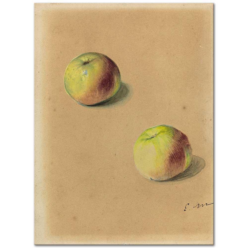 Two Apples by Edouard Manet as Art Print