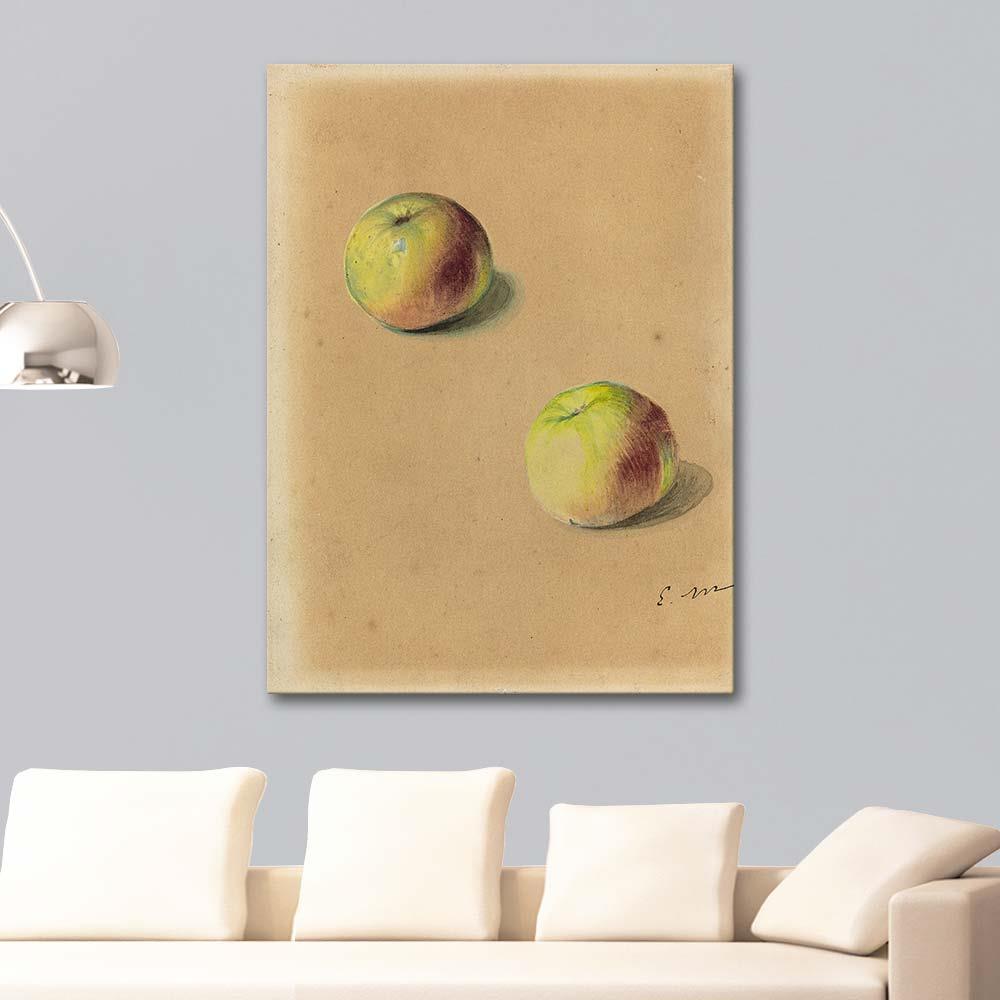 Two Apples by Edouard Manet as Art Print