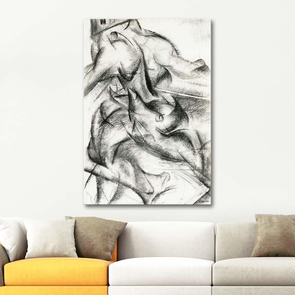 Umberto Boccioni Muscular Dynamism Art Print
