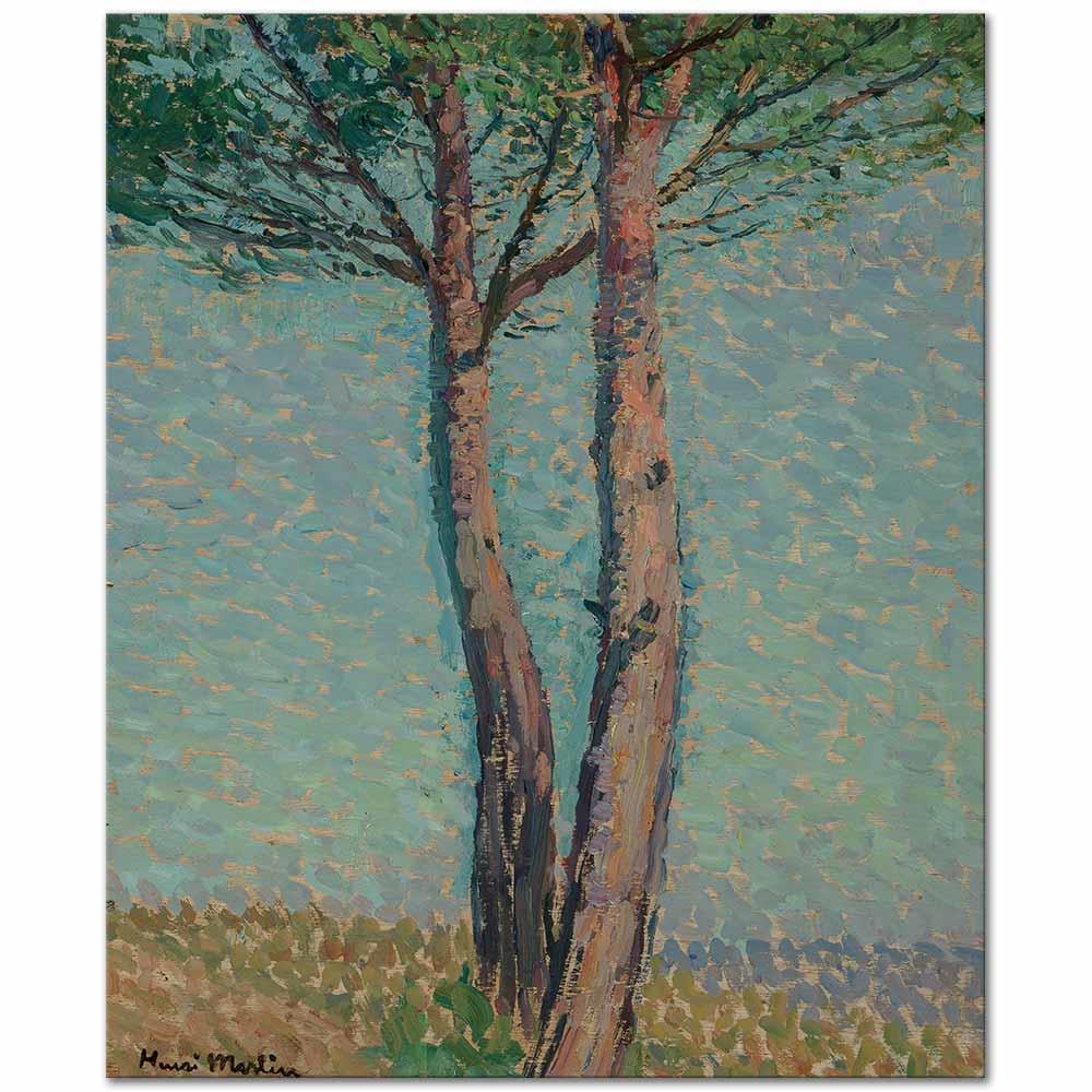 Henri Martin Çam Ağacı Kanvas Tablo