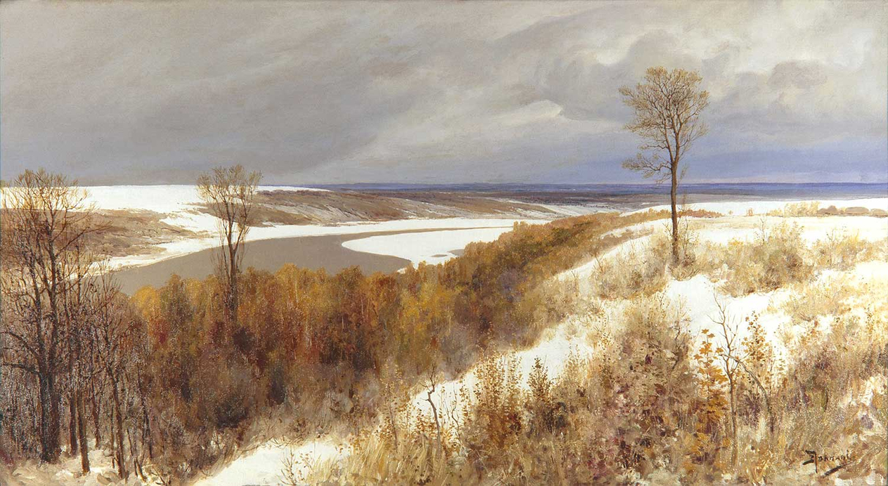 Vasily Polenov Early Snow Art Print