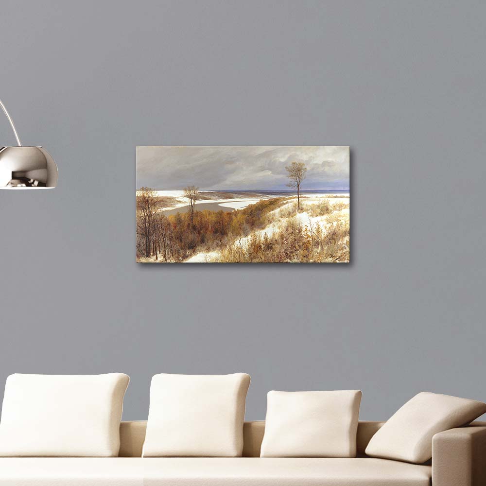 Vasily Polenov Early Snow Art Print