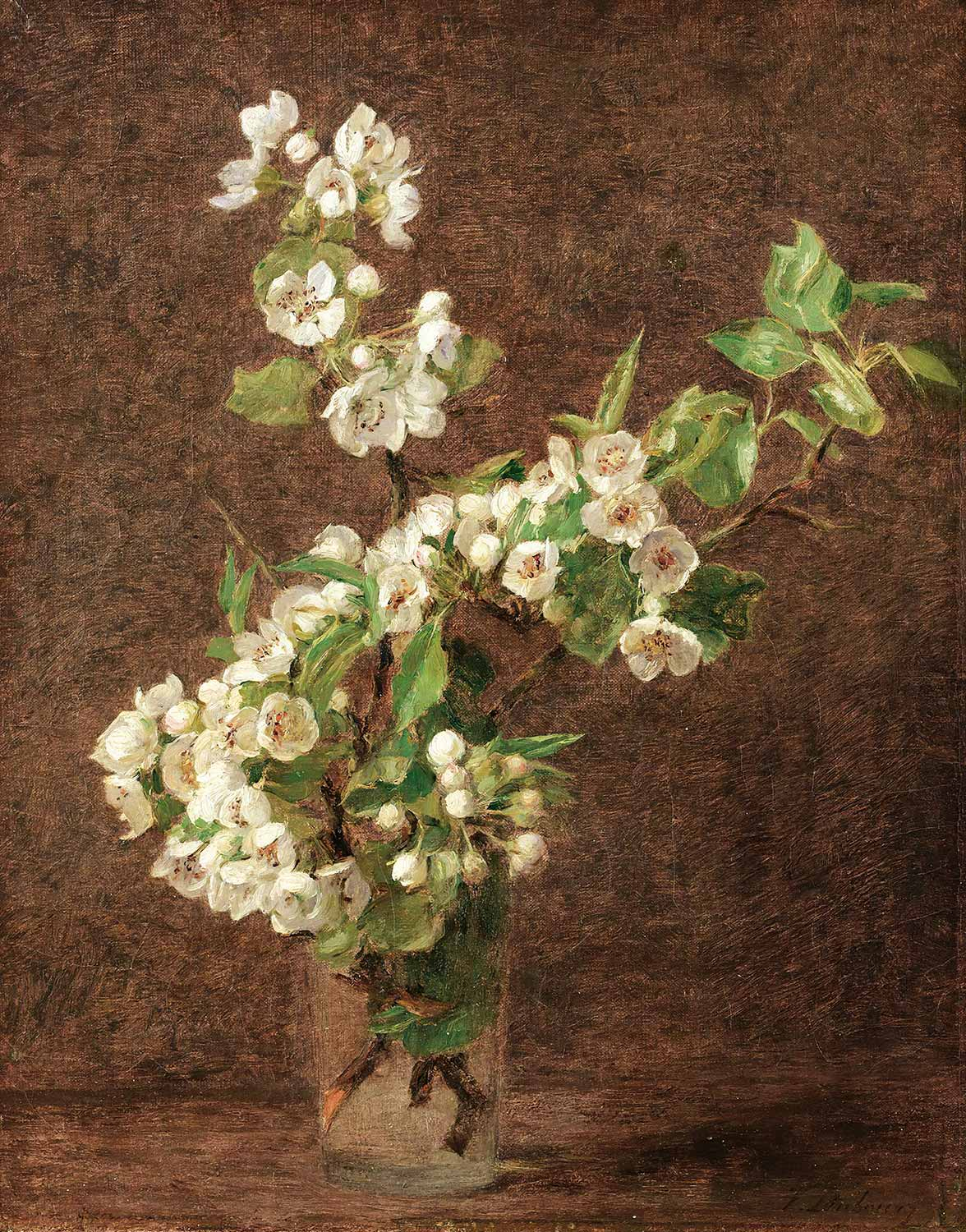 Victoria Dubourg Fantin Latour Apple Tree Flowers Art Print