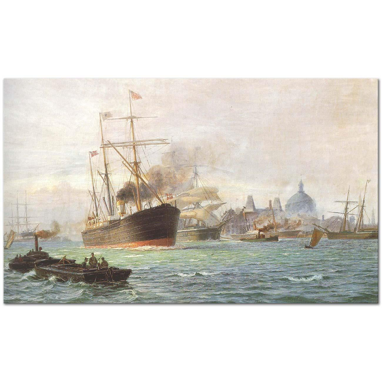 Vilhelm Karl Ferdinand Arnesen Thingvalla Kanvas Tablo