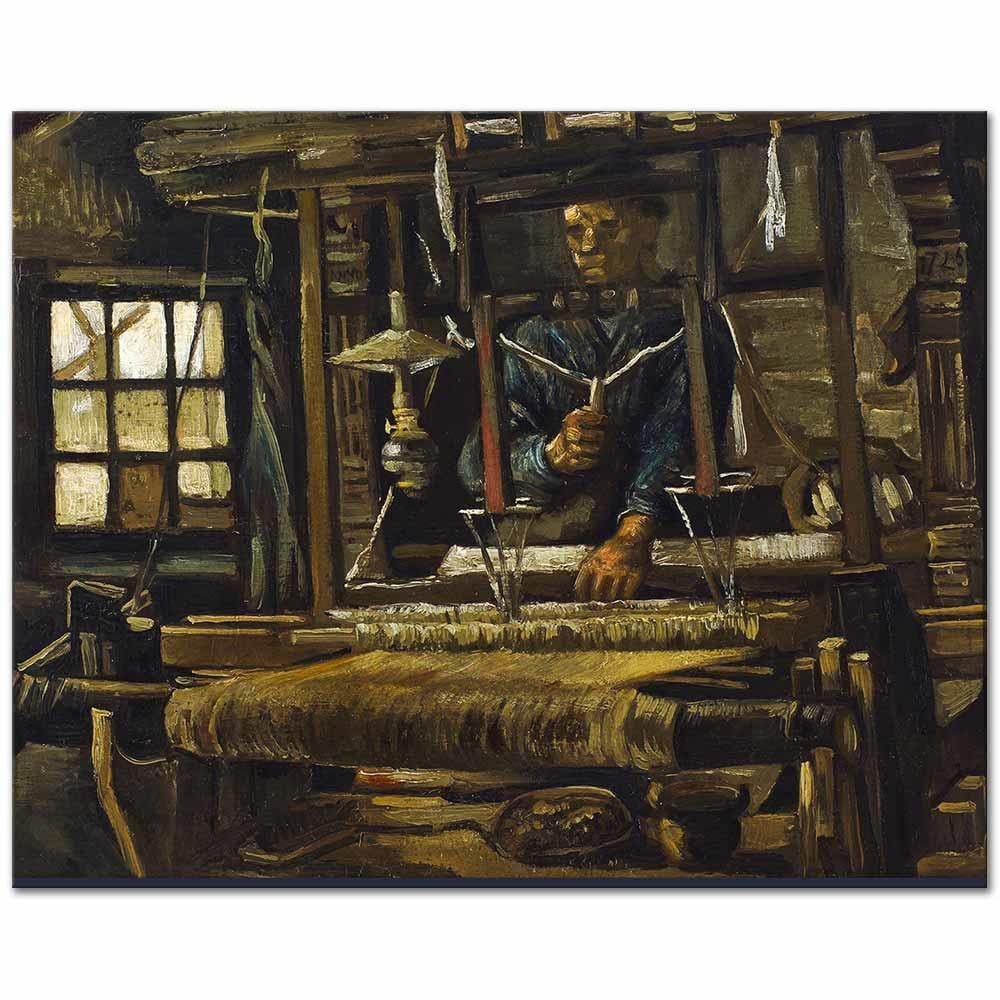 Vincent van Gogh Bir Dokumacı Kulübesi Kanvas Tablo
