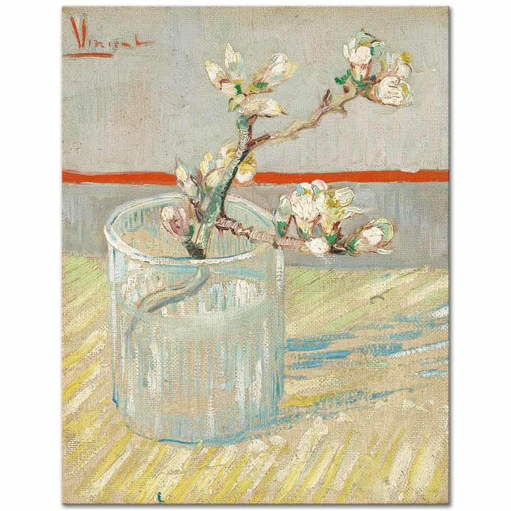 Vincent van Gogh Badem Çiçeği Dalı Kanvas Tablo