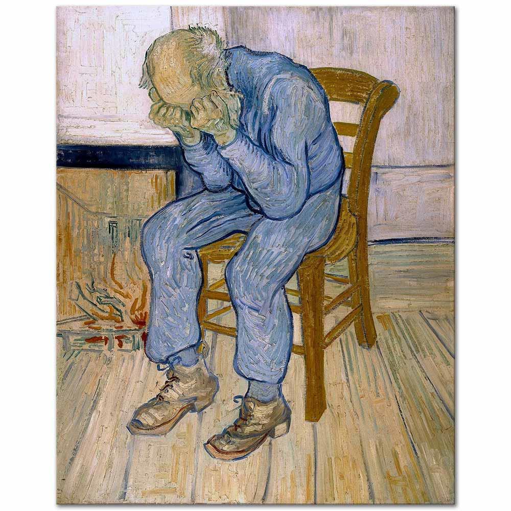 Vincent van Gogh Ebediyetin Eşiğinde Kanvas Tablo