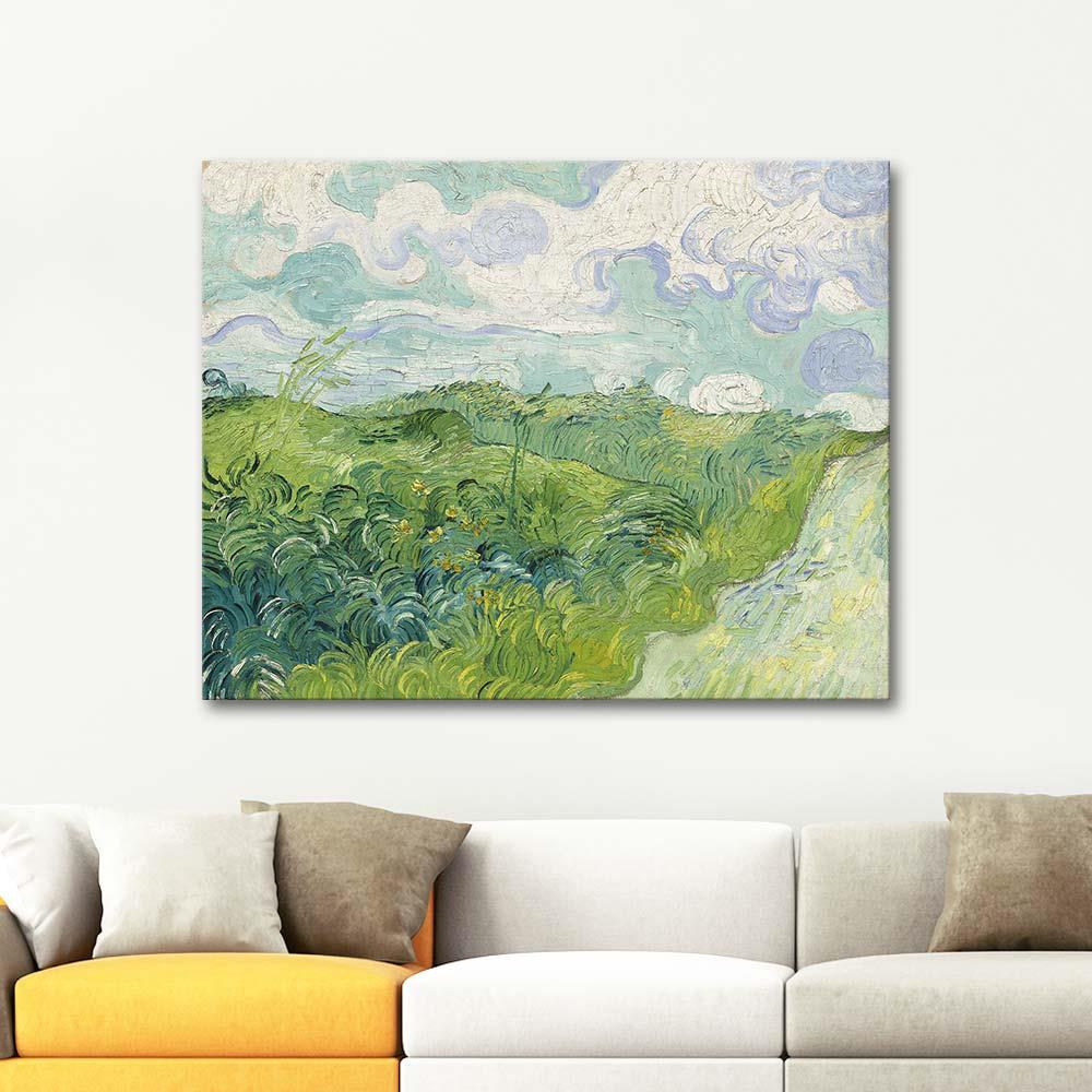 Vincent van Gogh Green Wheat Fields Auvers Art Print