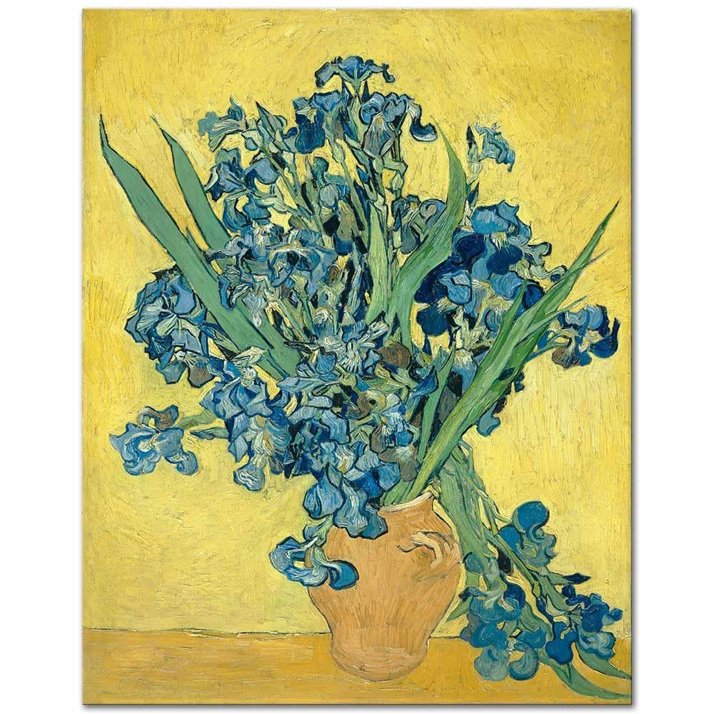 Vincent van Gogh Süsenler Kanvas Tablo